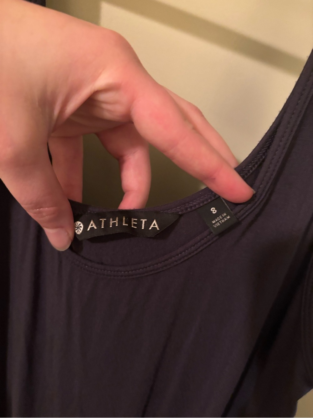 Athleta Sleeveless Black Wide-Leg Jumpsuit Super Soft Comfy Casual Size 6 - Picture 4 of 10